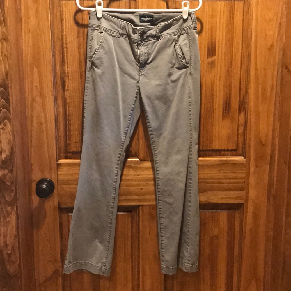 Three American Eagle Kick Boot Pants